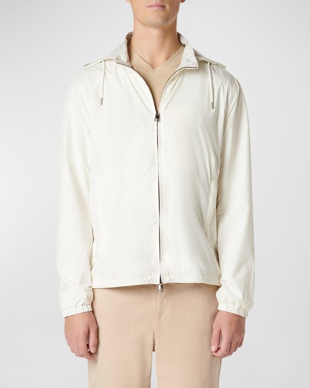 Bugatchi Hooded Windbreaker Jacket Product Image