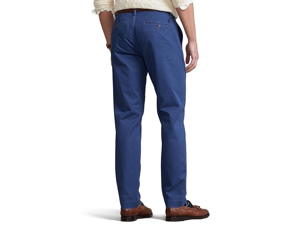 Polo Ralph Lauren Straight Fit Stretch Chino Pants (Light Navy) Men's Casual Pants Product Image