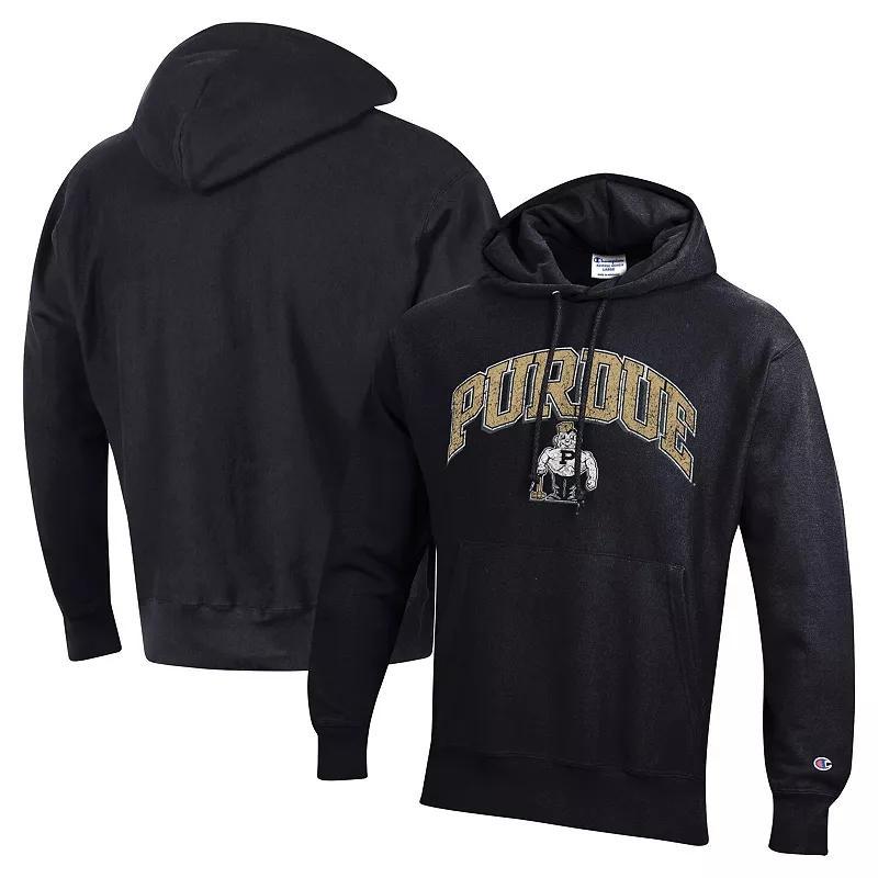 Mens Champion Purdue Boilermakers Vault Late Night Reverse Weave Pullover Hoodie Product Image