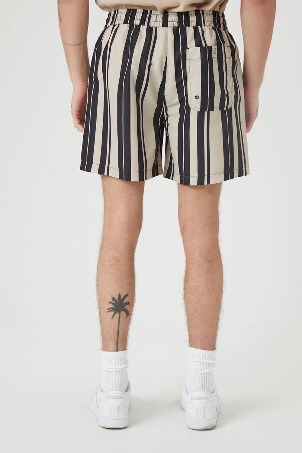 Striped Drawstring Swim Trunks | Forever 21 Product Image