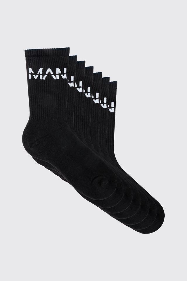 7 Pack MAN Dash Sports Socks | boohooMAN USA Product Image