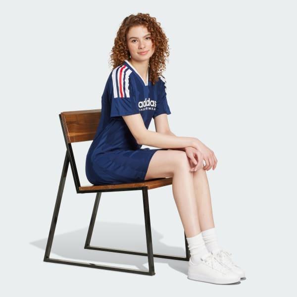 Tiro Cut 3-Stripes Jacquard Tee Dress Product Image