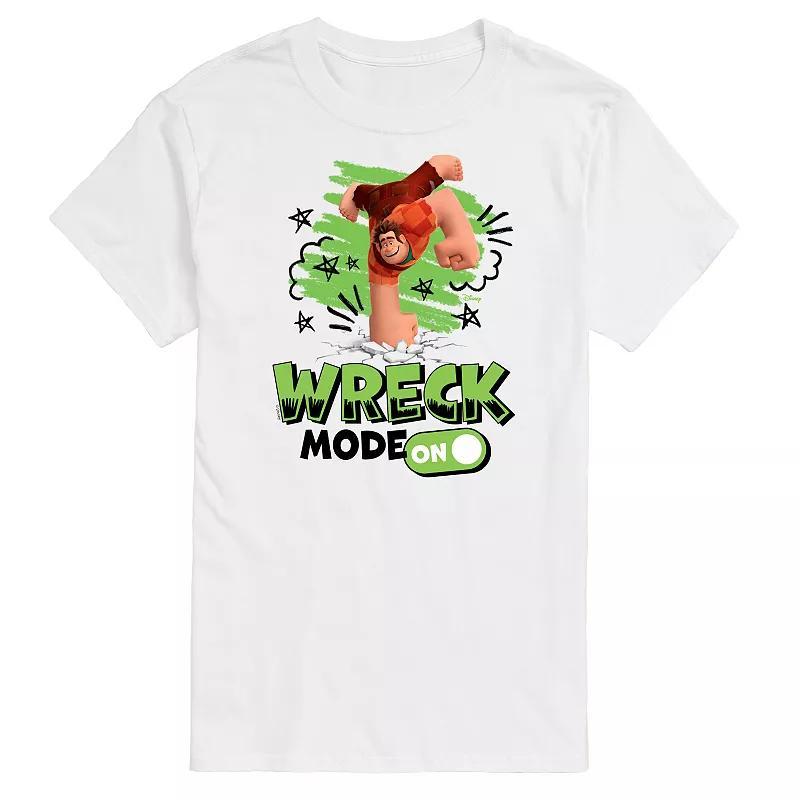 Disneys Wreck It Ralph Big & Tall Wreck Mode ON Graphic Tee, Mens Product Image