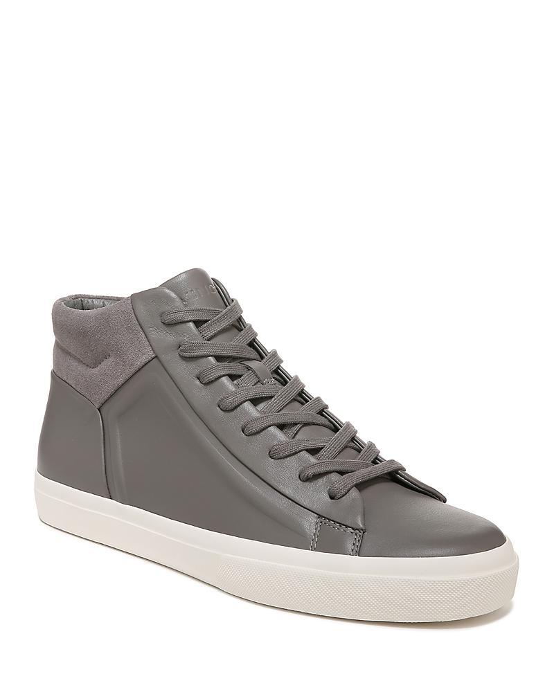 Vince Mens Fynn Leather High-Top Sneakers Product Image