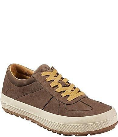 L.L. Bean Mens Double L Lace-Up Waterproof Leather Sneakers Product Image