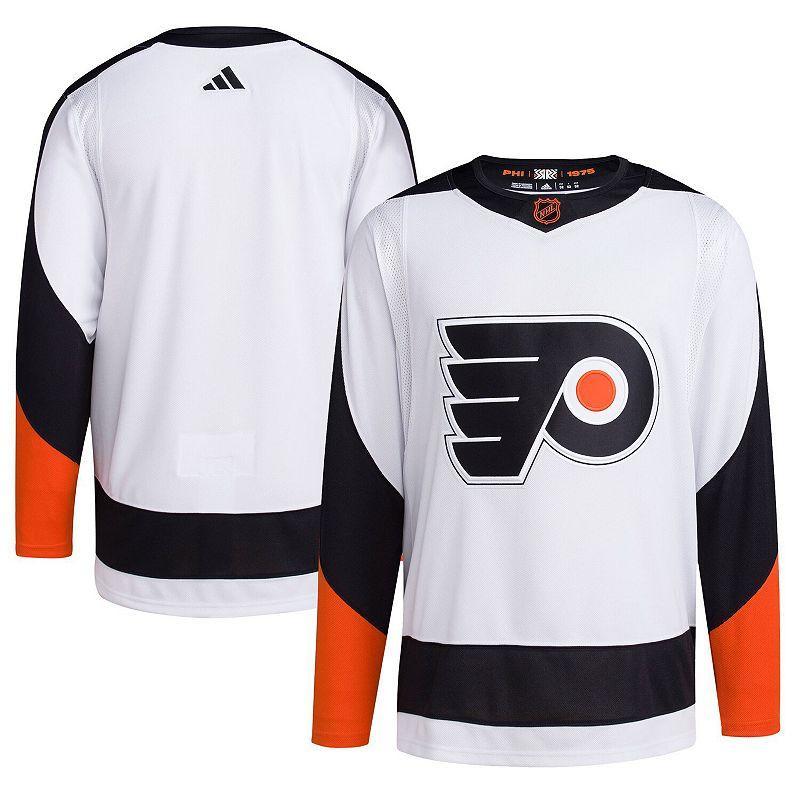 Mens adidas White Philadelphia Flyers Reverse Retro 2.0 Authentic Blank Jersey Product Image