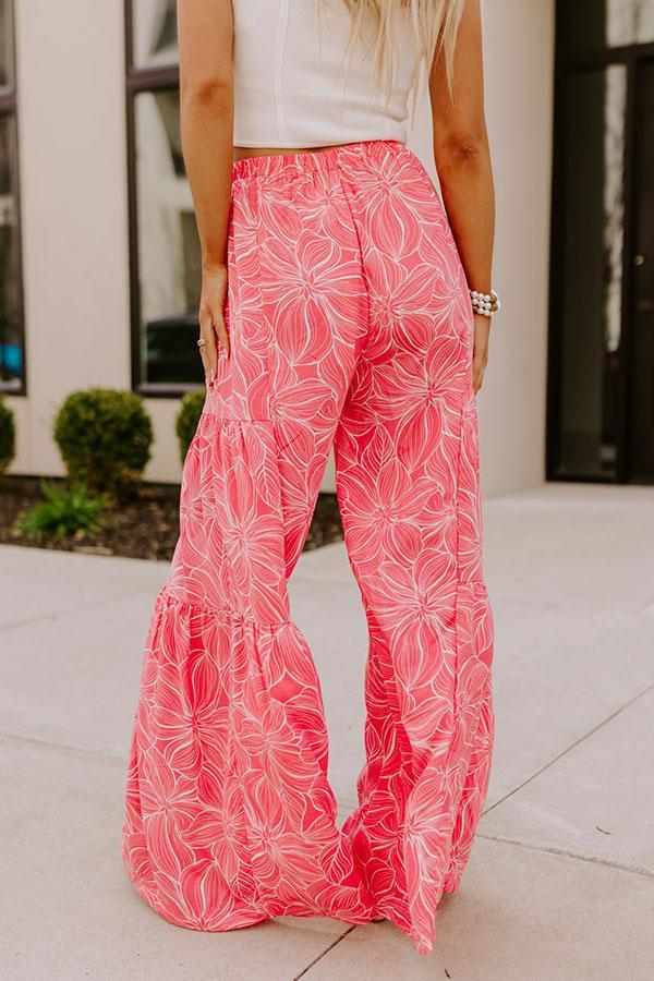 Swoop In High Waist Pants In Pink Product Image