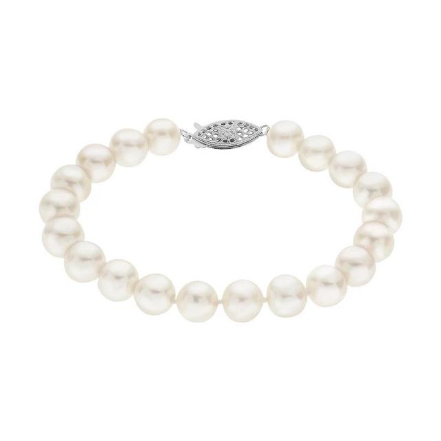 PearLustre by Imperial 8-8.5 mm Freshwater Cultured Pearl Bracelet - 7 in., Womens White Product Image