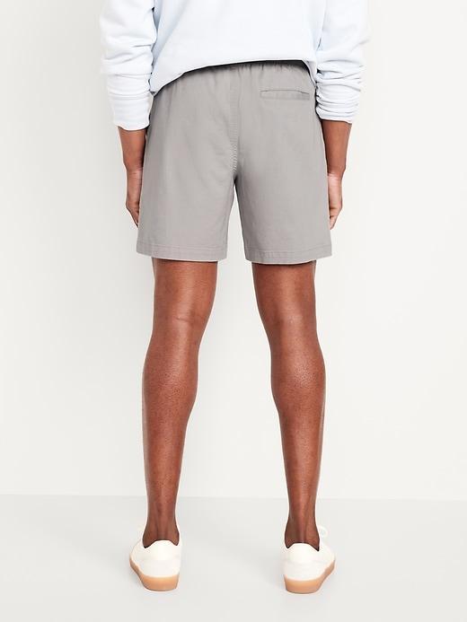 Pull-On Twill Jogger Shorts -- 7-inch inseam Product Image