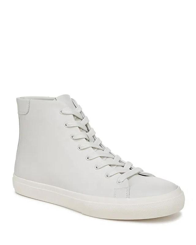 VINCE Fulton High Top Sneaker In Chalk White Product Image