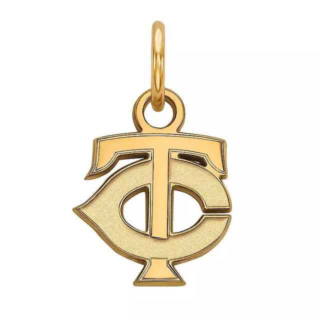 LogoArt 14k Gold Minnesota Twins Extra-Small Pendant, Womens Product Image