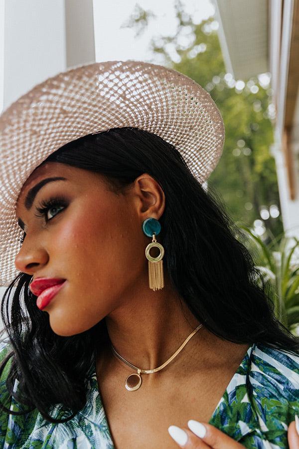 Best Dressed Earrings in Turquoise Product Image