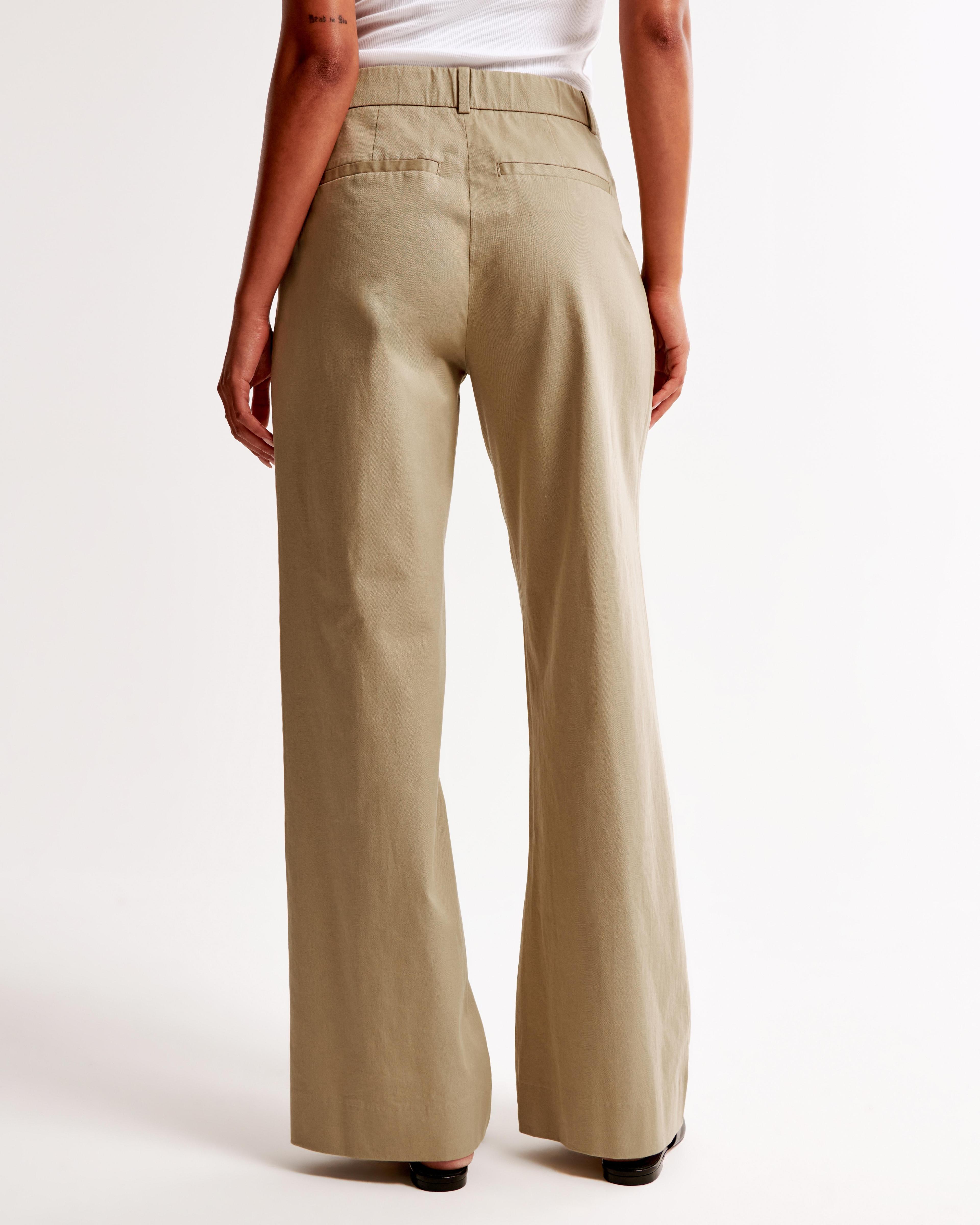 A&F Sloane Low Rise Tailored Twill Pant Product Image