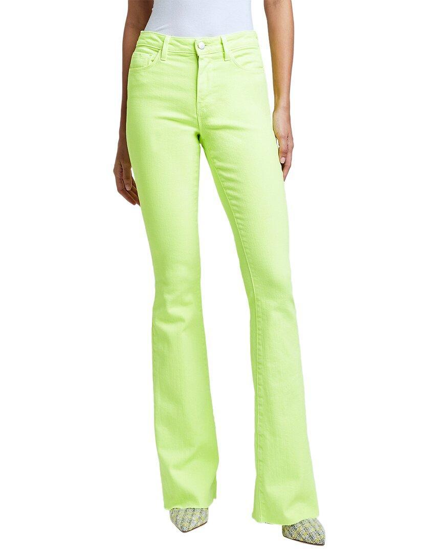 L AGENCE L'agence Bell High-rise Flare Jean Chartreuse Jean Product Image