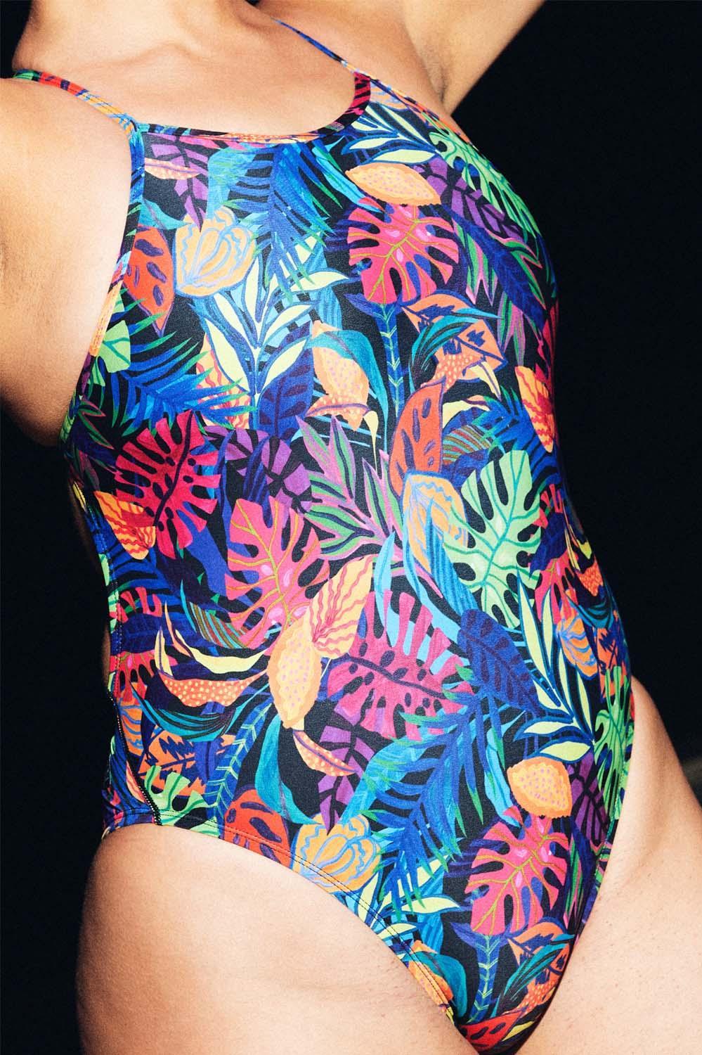 Brandon 2 Swim Onesie - Rainforest Female Product Image