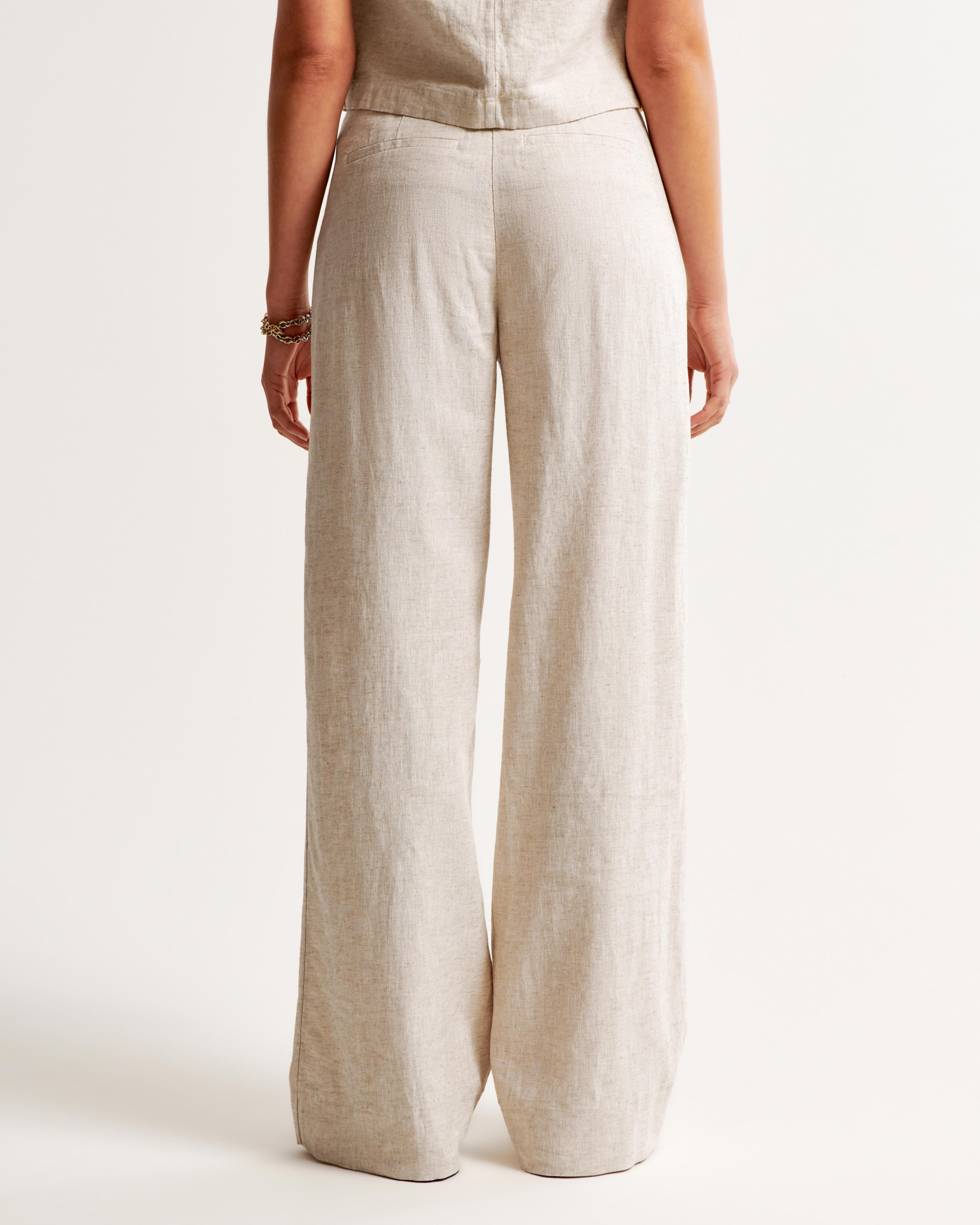 A&F Sloane Tailored Linen-Blend Pant Product Image