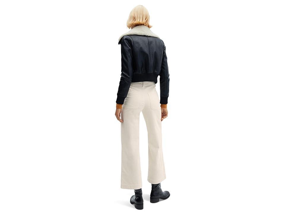 MANGO - Corduroy culotte trousers ecruWomen Product Image