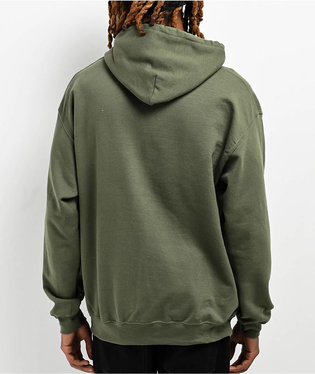 Empyre Angels Military Green Hoodie Product Image