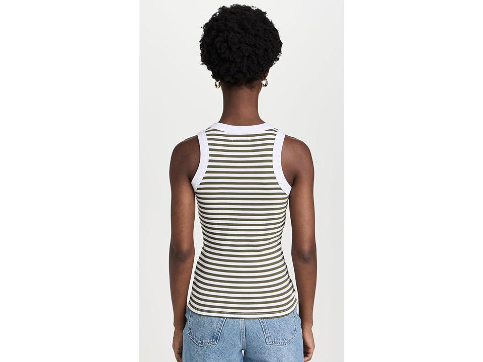 Madewell Brightside Tank (Loden) Women's Clothing Product Image