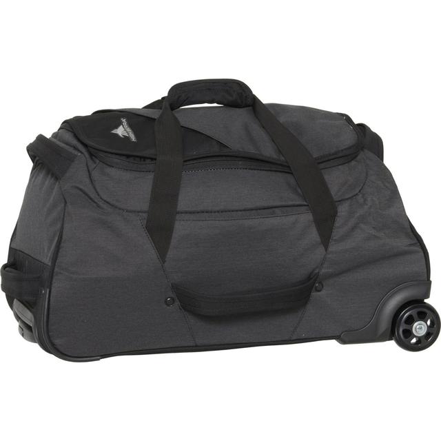 High Sierra 22” Forester Rolling Duffel Bag - Black Heather-Black Product Image