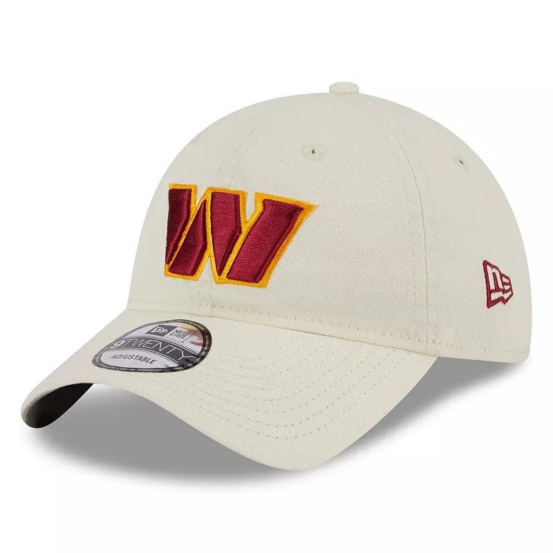 Mens New Era Cream Washington Commanders Core Classic 2.0 9TWENTY Adjustable Hat Product Image