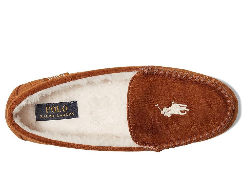 Polo Ralph Lauren Womens Dezi Faux Fur Moccasin Slippers Product Image