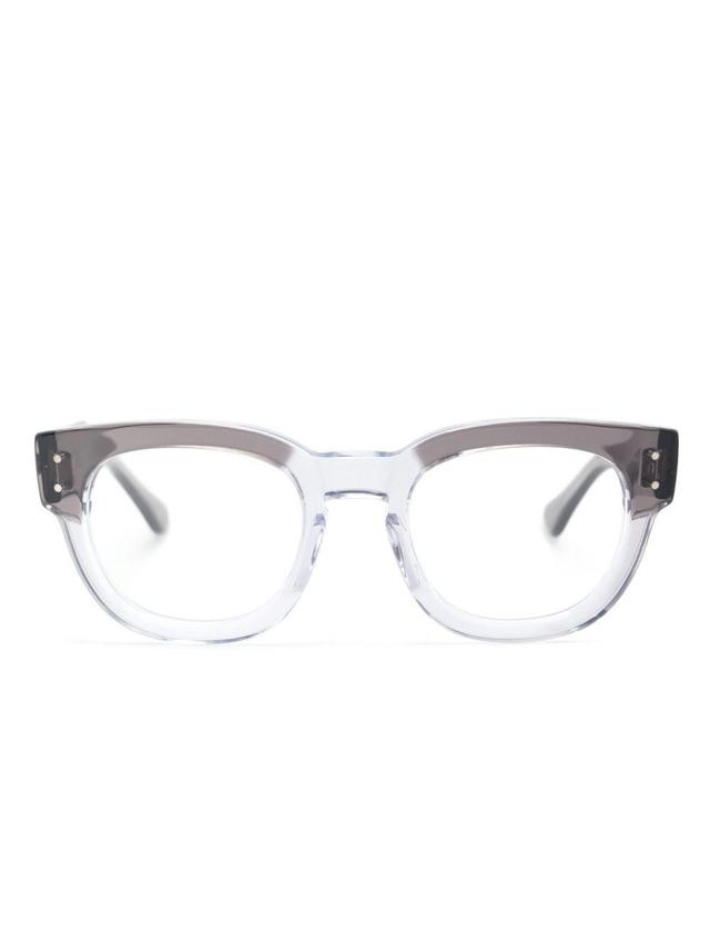 RAY BAN Mega Hawkeye Round-frame Glasses In Grey Product Image