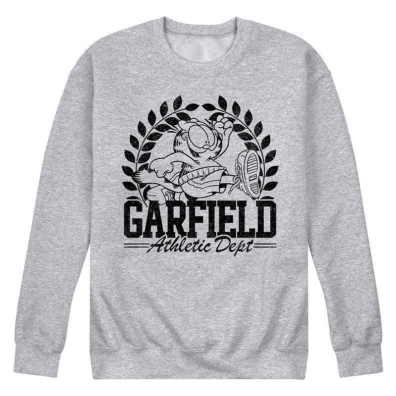 Mens Garfield Athletic Dept. Fleece Sweatshirt Grey Gray Product Image