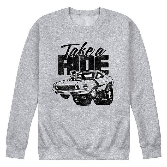 Mens Take A Ride Graphic Sweatshirt Product Image