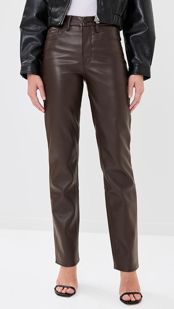 Good American Better Than Leather Good Icon Pants | Shopbop product image