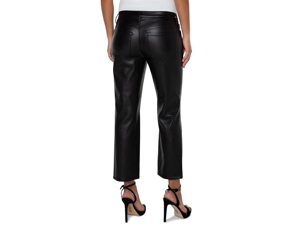 Liverpool Los Angeles Kennedy Ankle Straight Leg Faux Leather Pants Product Image