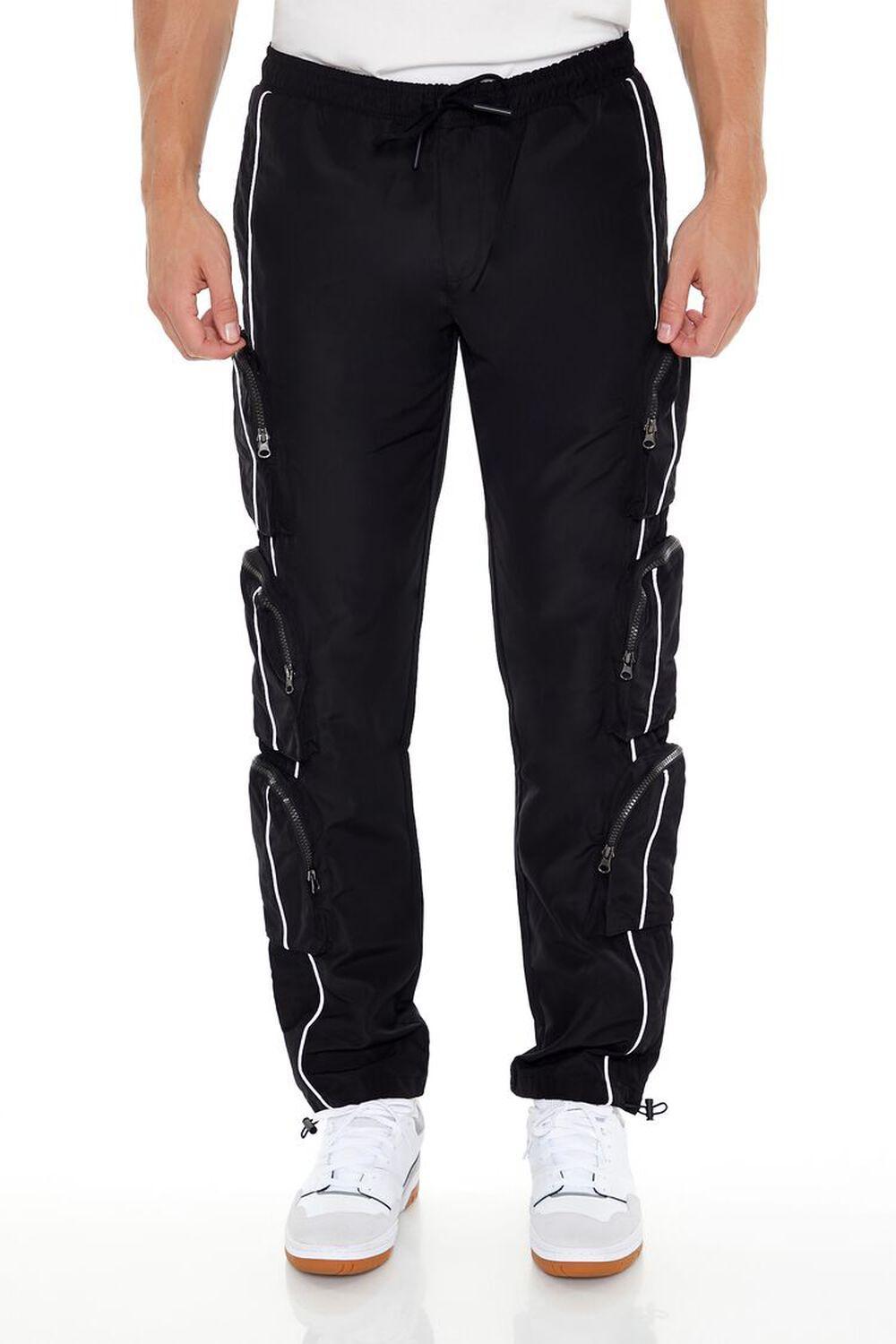 Striped Slim-Fit Cargo Pants | Forever 21 Product Image