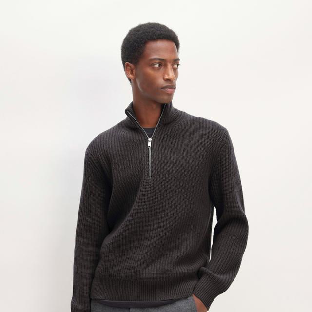 Mens Felted Merino Half-Zip Sweater by Everlane Product Image