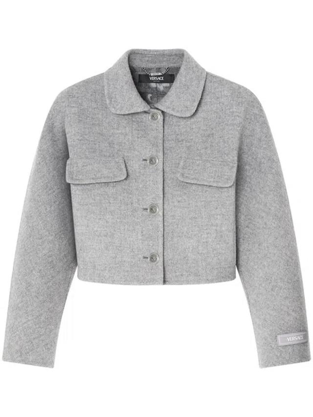 VERSACE Jackets Grey In Grigio Product Image