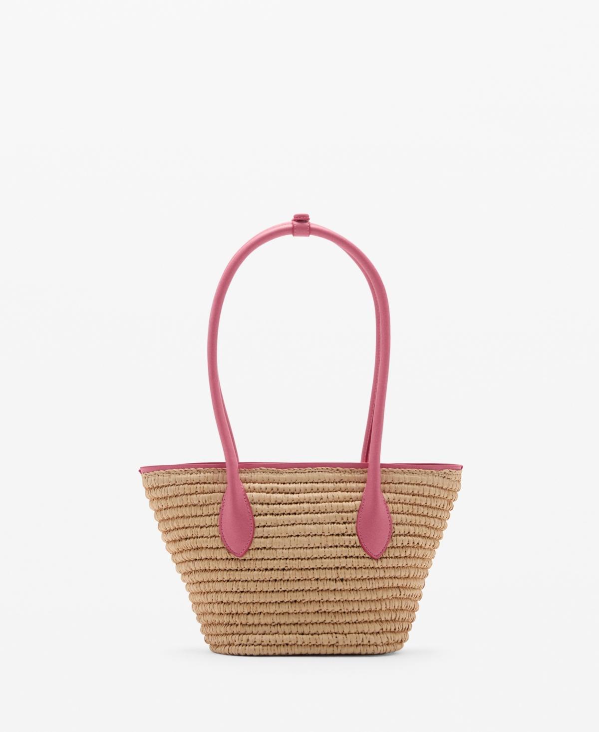 MANGO - Natural fibre carrycot bag - One size - Women Product Image