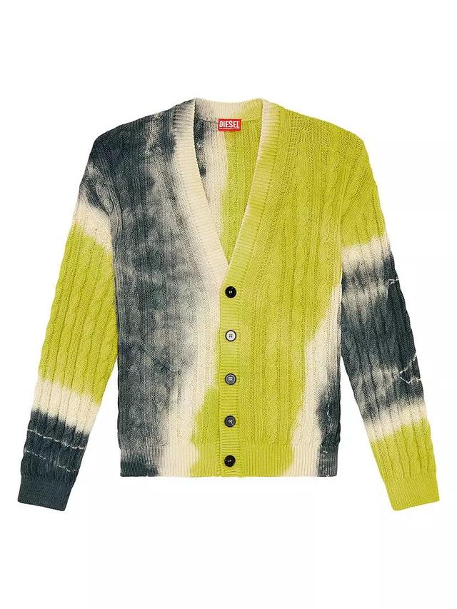 Jonny Tie-Dye Cotton Cardigan Product Image