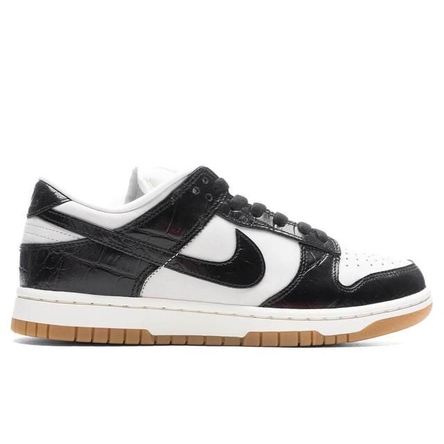 Women's Dunk Low LX 'Black Croc' - Phantom/Black/Sail Female Product Image