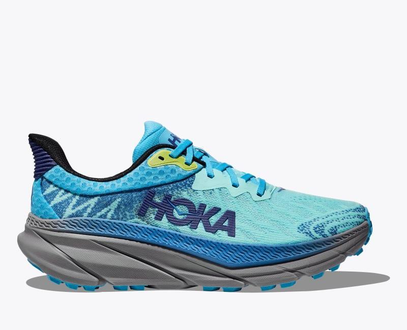 HOKA Mens Challenger 7 Shoes in Swim Day/Cloudless, Size 7.5 W Product Image