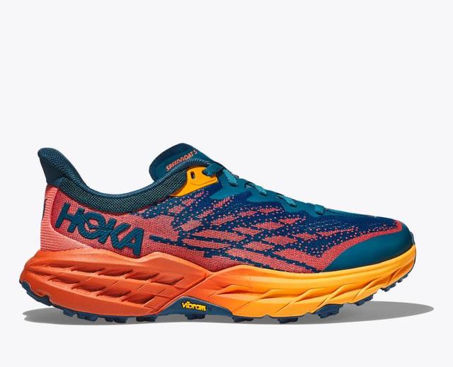 HOKA Womens Speedgoat 5 Shoes in Mercury/Trellis, Size 6 Product Image