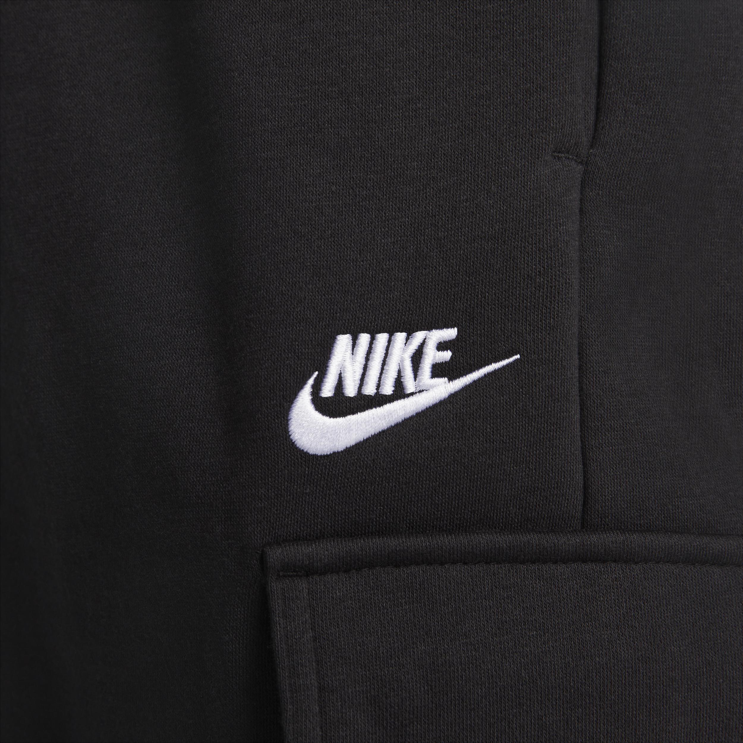 Womens Nike Sportswear Club Fleece Mid-Rise Oversized Cargo Sweatpants Product Image