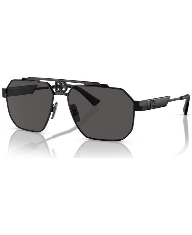 Dolce and Gabbana Mens DG2294 Zermatt 59mm Aviator Sunglasses Product Image