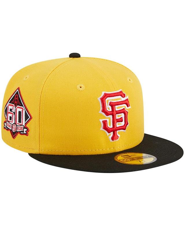 Mens New Era /Black San Francisco Giants Grilled 59FIFTY Fitted Hat Product Image