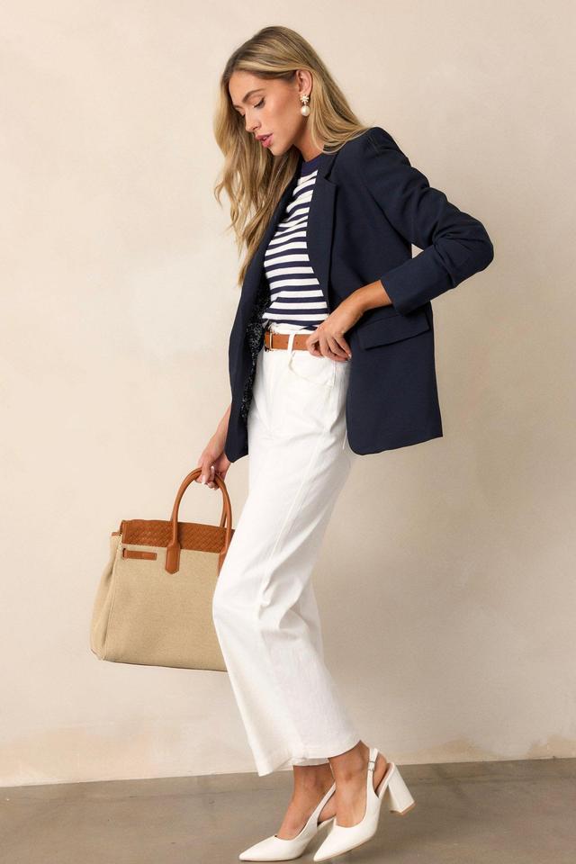 Urban Nomad Ivory Wide Leg Jeans Product Image