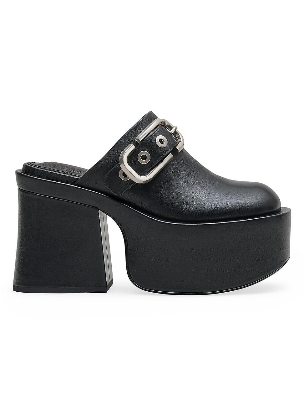 Womens The J Marc 95MM Platform Leather Clogs product image