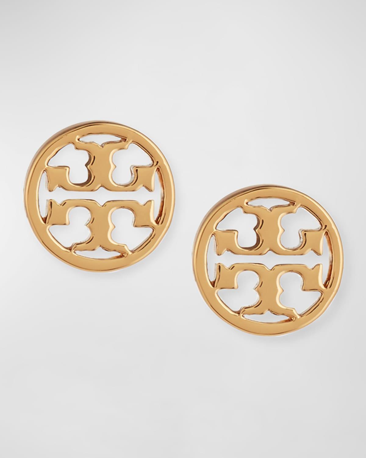 Tory Burch Circle Logo Stud Earrings Product Image