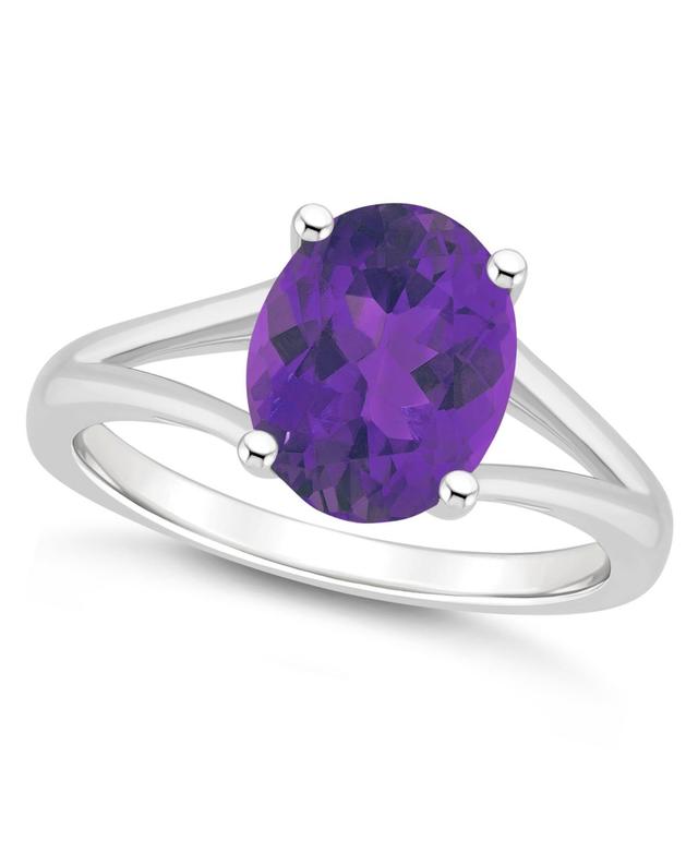 Macys Womens Amethyst (2-1/2 ct.t.w.) Ring in Sterling Silver Product Image