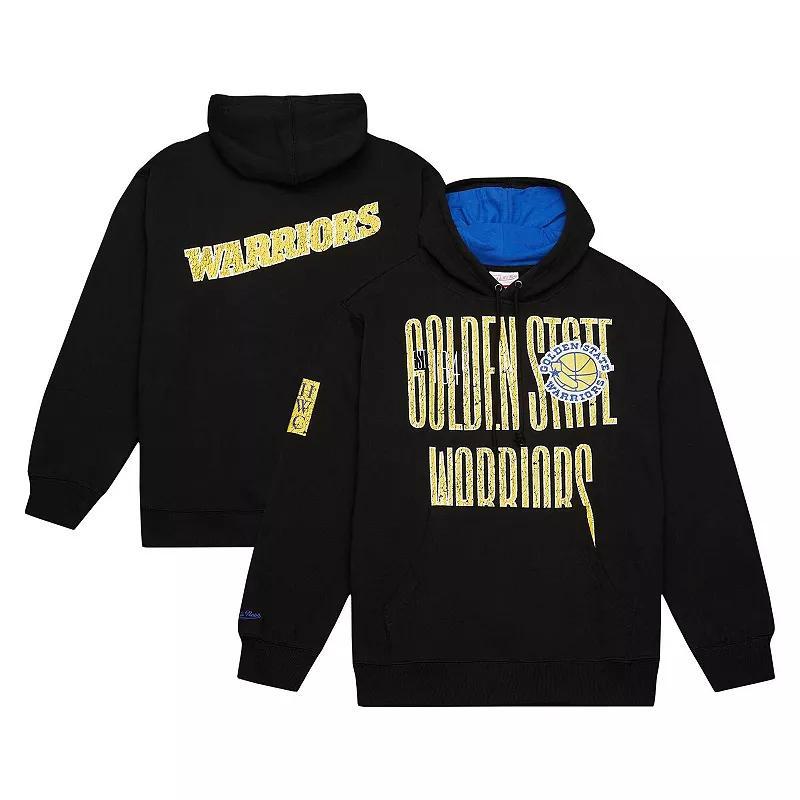 Mens Mitchell & Ness Golden State Warriors Hardwood Classics OG 2.0 Pullover Hoodie Product Image