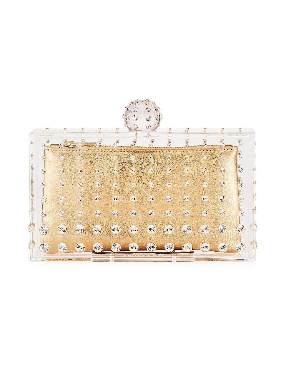 Womens Tequila Crystal-Embellished Clutch Product Image