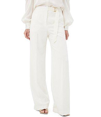 Womens Wasabi Belted Wide-Leg Pants product image