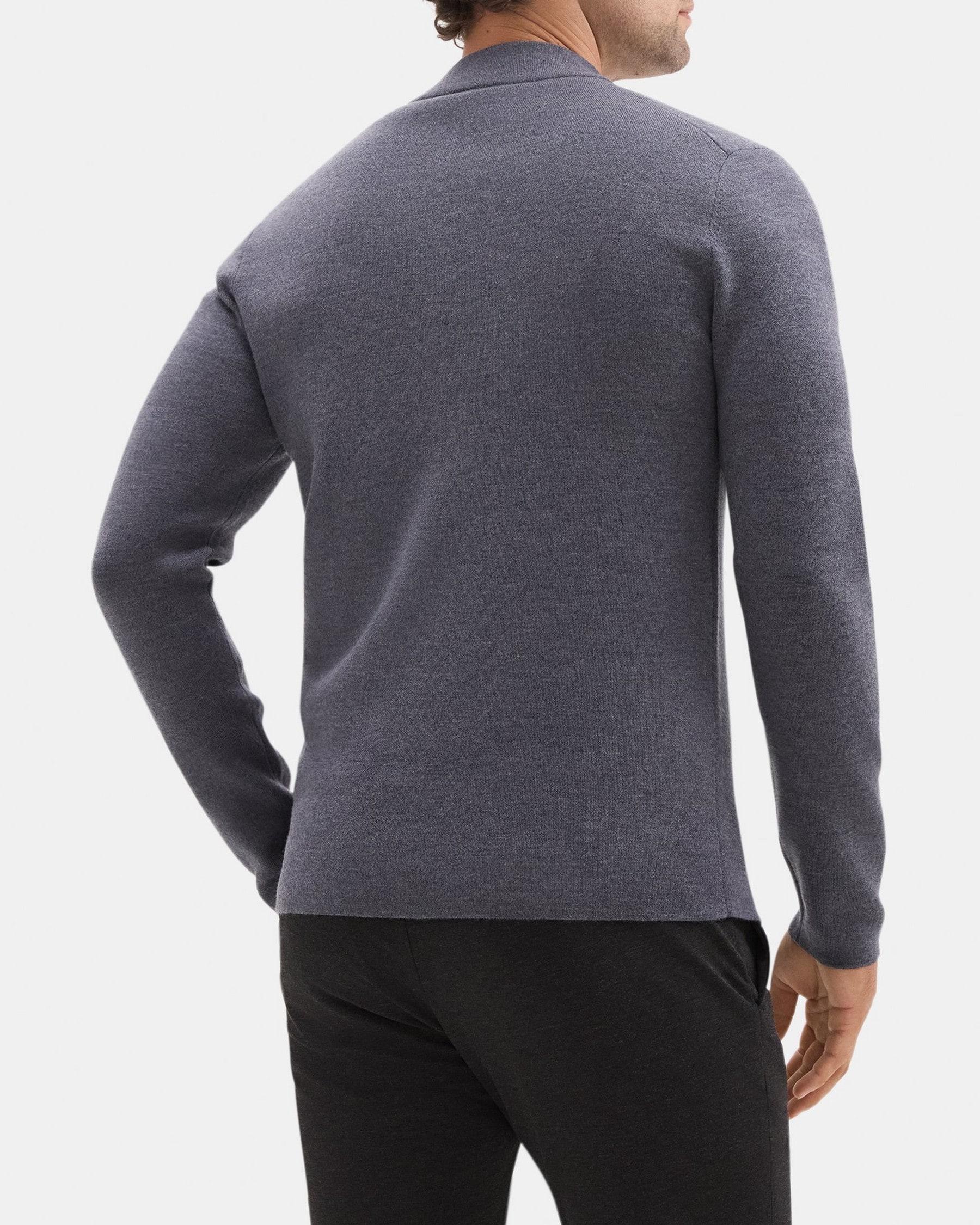 Quarter-Zip Sweater in Merino Wool Product Image